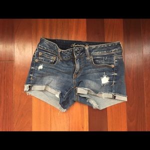 American Eagle Super Stretch Jeans Shorts Size 4